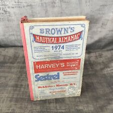 Brown nautical almanack for sale  MARCH