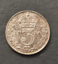 1914 threepence coin for sale  STOCKPORT