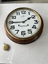 Seikosha walnut clock for sale  Aurora