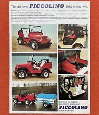 Usado, ➽ PICCOLINO | IMC | prospekt brochure | Ruggerini Diesel | Schweiz Jeep | 1987! comprar usado  Enviando para Brazil