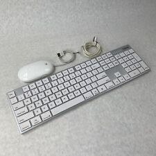 iHome IMAC-K120S Full Size Mac Keyboard USB w/ Apple A1152 Mighty Mouse for sale  Shipping to South Africa