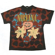 Camiseta Vintage Nirvana Caixa em Forma de Coração AOP / GG Ponto Único Reimpressão comprar usado  Enviando para Brazil