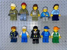 10 LEGO FIGUREN UND MANSCHEN LEGO CITY TOWN RACERS konvolut sammlung comprar usado  Enviando para Brazil