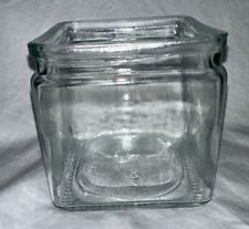 Clear Glass Square Jar For Floral Arrangements Or Food Display for sale  Shipping to South Africa
