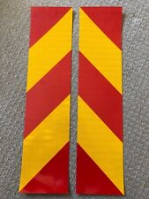 Red yellow chevron for sale  Shipping to Ireland