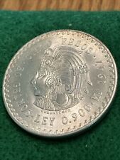 México 1947 plata 5 pesos cuauhtémoc UNC segunda mano  Embacar hacia Argentina