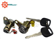 Par de trava de porta com chaves LH RH para 93-97 Toyota Corolla 93-95 Geo Prizm 6905112340 comprar usado  Enviando para Brazil