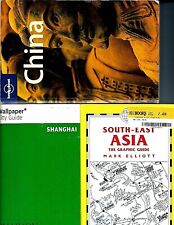 3 livros de viagem da Ásia! Papel de parede e porcelana do Sudeste Asiático, Lonely Planet Xangai comprar usado  Enviando para Brazil