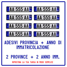 Adesivi provincia anno usato  Caserta