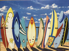 Surfboard art canvas for sale  Safety Harbor