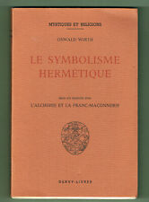 Symbolisme hermétique alchimi d'occasion  France