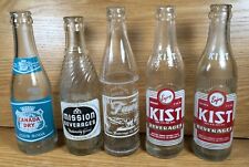 5 lot Antique SODA POP Bottles KIST FAWN MISSION BEVERAGES CANADA DRY CLUB ACL for sale  Shipping to South Africa