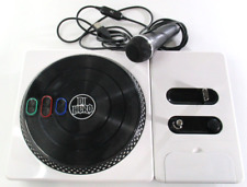 DJ Hero PS3 toca-discos sem fio branco Activision e microfone Logitech testado comprar usado  Enviando para Brazil