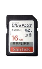 Cartão de memória flash SanDisk Ultra/Pixtor 16GB alta velocidade SD ref de fábrica comprar usado  Enviando para Brazil