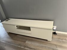 white gloss tv stand for sale  BURY ST. EDMUNDS