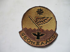 Used, 960th Airborne Air Control Squadron AWACS patch Desert edition for sale  Shipping to South Africa