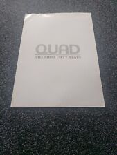 Quad audio brochure for sale  MIDDLESBROUGH