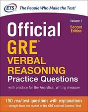 Official gre verbal for sale  Boston