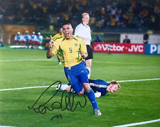 Usado, Fútbol - Ronaldo Nazario Firmado 10x8 Preimpreso Brasil 2002 Foto de la Copa Mundial segunda mano  Embacar hacia Argentina