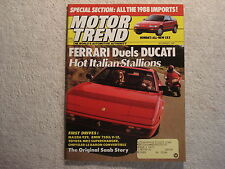 Motor trend 1987 for sale  Methuen