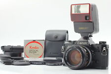 [N Estado perfeito com flash] Câmera de Filme 35mm SLR Canon AE-1 Preta FD 50mm f1.4 Do Japão comprar usado  Enviando para Brazil