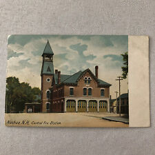 Nashua New Hampshire Fire Department Station Postcard Post Card Vintage, used for sale  Shipping to South Africa