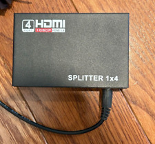 Divisor HDMI HD 4K 4 portas amplificador repetidor 1x4 1080P hub 3D saída 1 em 4 comprar usado  Enviando para Brazil