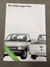 Volkswagen taro brochure for sale  WEYMOUTH