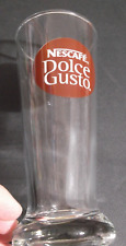 NESTLE NESCAFE DOLCE GUSTO Cold Drinks Iced Coffee CAPPUCCINO ADVERTISIGN GLASS, used for sale  Shipping to South Africa