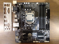 Gigabyte B250M-DS3H Motherboard w/IO Plate and CPU for sale  Shipping to South Africa