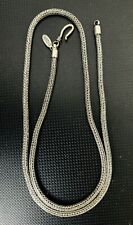 "Collar trenzado de colección plata esterlina INDO K - 26gm 22""" segunda mano  Embacar hacia Argentina