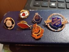 Collection badges pins for sale  SCARBOROUGH
