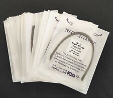 20 pacotes de fios ortodônticos dentários super elásticos Niti arco redondo forma ovoida comprar usado  Enviando para Brazil
