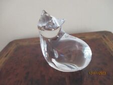Figurine chat cristal d'occasion  France