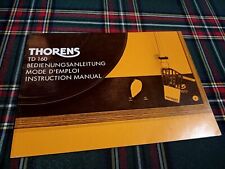 Thorens 160 manuale usato  Italia