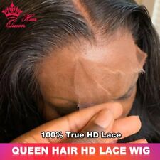 Used, HD Lace Wig Human Hair FULL Frontal Closure Melt Skin Lace Wig Straight/BodyWave for sale  Shipping to South Africa