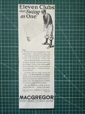 189 Publicité ancienne 1920 27x10cm Club Golf Macgregor Dayton Ohio d'occasion  Angers-