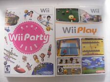 Usado, Nintendo Wii Party 2010 e Wii Play 07 ambos estão na caixa com manuais. comprar usado  Enviando para Brazil