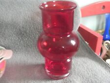 Riihimaki red glass for sale  WREXHAM