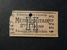 Ancien ticket metro d'occasion  Aubenas
