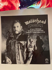 Motorhead Best Of Album Flat Autografado - Lemmy comprar usado  Enviando para Brazil