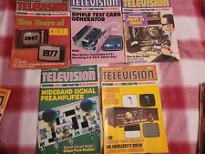 Television practical magazines for sale  DAVENTRY