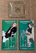 Underberg blechschild 10x21cm gebraucht kaufen  Kerken