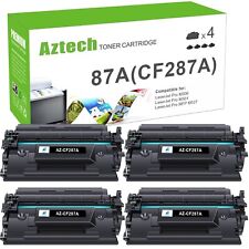 4 Pack 87A Toner Cartridge for HP LaserJet Pro M501dn M506dn M527dn M506 CF287A for sale  Shipping to South Africa