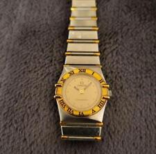 Omega Constellation relógio feminino quartzo redondo ouro vintage fabricado na Suíça comprar usado  Enviando para Brazil