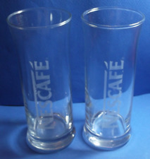 2 x NESTLE NESCAFE FRAPPE COFFEE GREEK GREECE ADVERTISIGN GLASS MODERN DESIGN N2 for sale  Shipping to South Africa