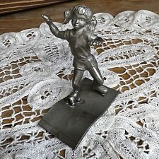 Rawcliffe Pewter P Davis Rare Vintage Roller Skating Girl Signed Dated 1977 for sale  Shipping to South Africa