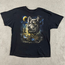 Camiseta masculina DOM Wolf XL preta manga curta lobos lobo lua preta comprar usado  Enviando para Brazil