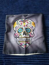 Skull cushion cover for sale  DUDLEY