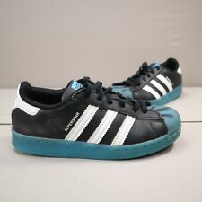 Tênis Adidas Superstar Youth Kids tamanho 2 preto e azul FW3998 comprar usado  Enviando para Brazil